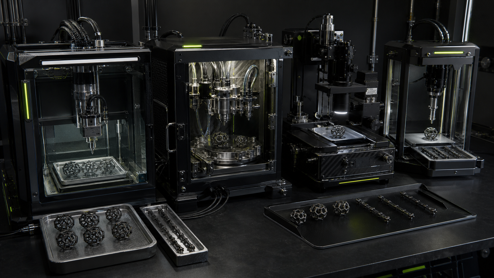DODEXA material development artifacts inside a dark AETHER laboratory