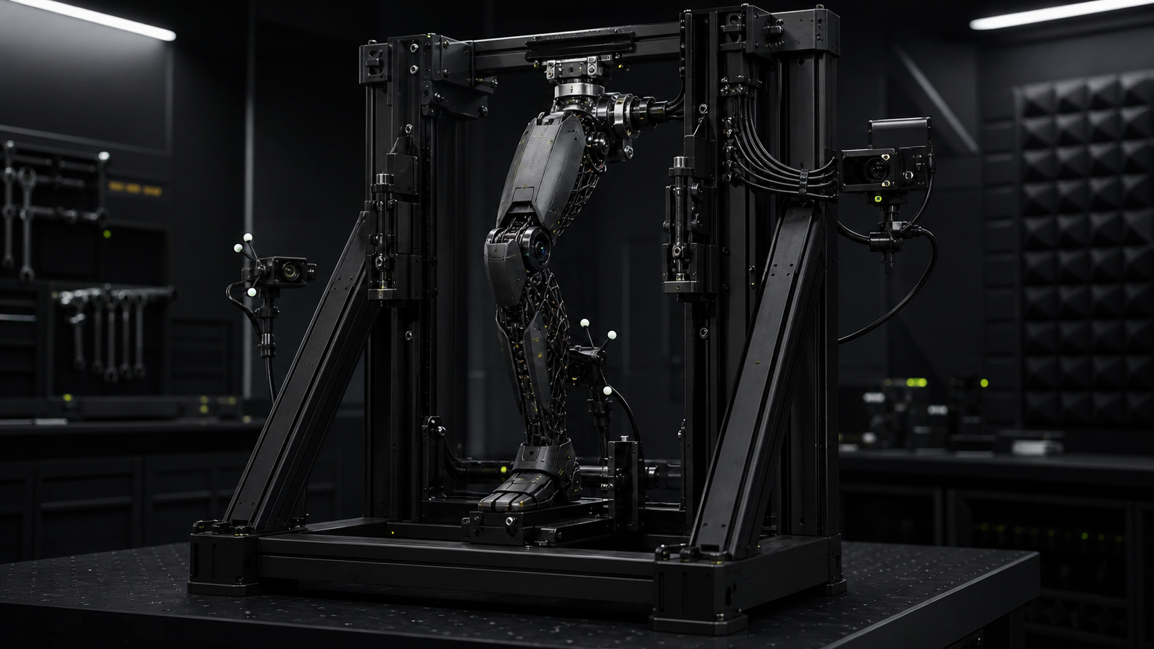 Instrumented DODEXA robotic joint test rig